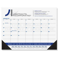 Calendar Desk Pads (Blue Preprinted Calendar) 1 or 2 Color